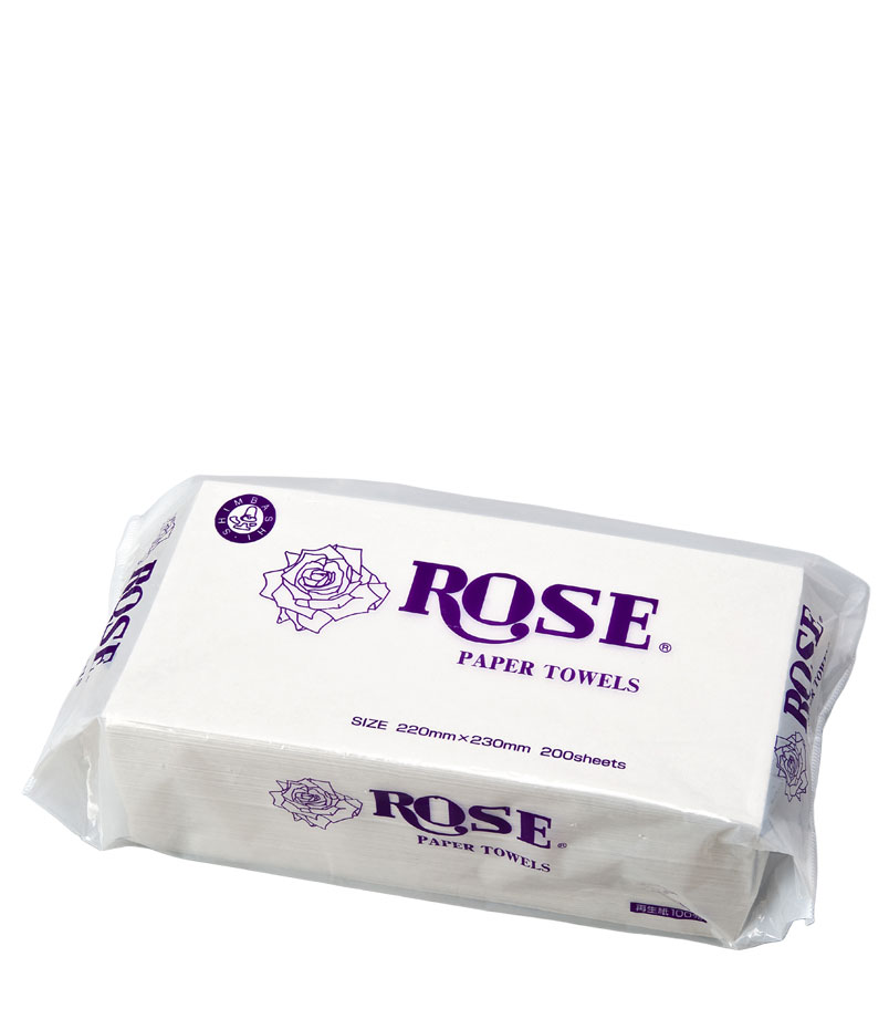 ペーパータオル　ローズタオル 200枚 30パック