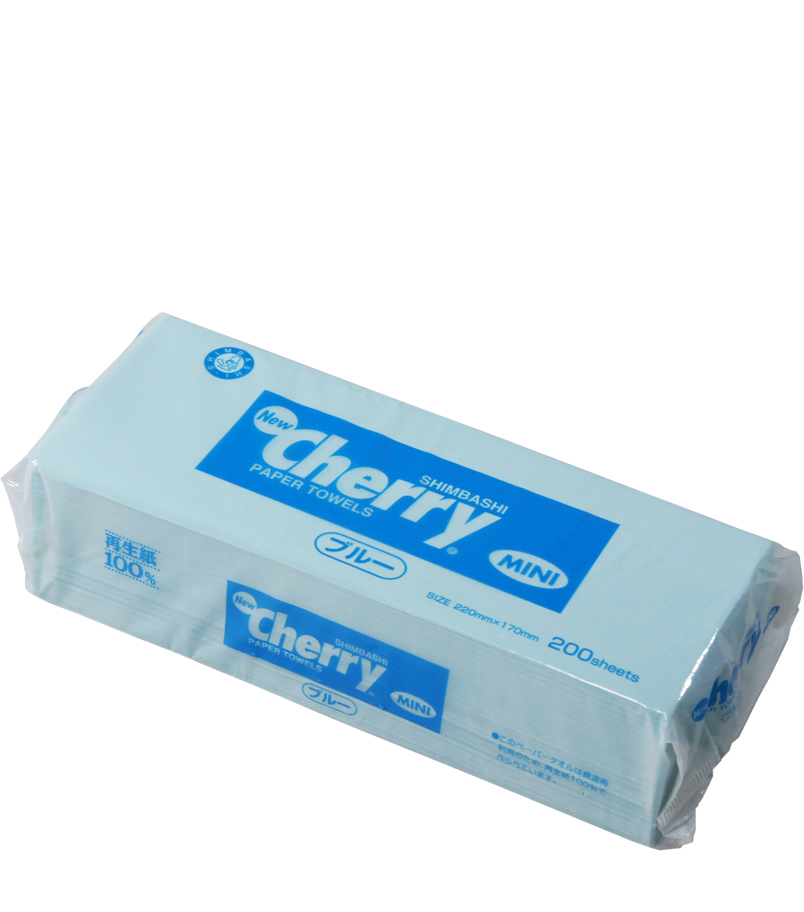 ペーパータオル ニューチェリーブルーミニタオル 200枚 48パック